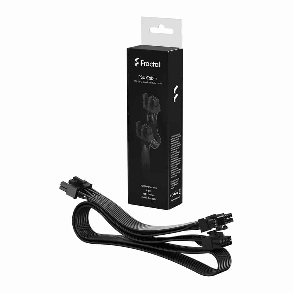 Fractal Design PCI-E 6+2 pin x2 modular cable for ION series